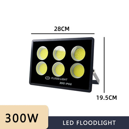 Led Flood Light 100W-1000W AC 220V Outdoor Wall Floodlight Spotlight IP66 Waterproof LED Street Lamp - GlowMart