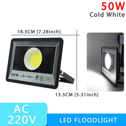 LED Flood Light AC220V 400W 500W 600W 800W IP66 Waterproof Outdoor Garden Projector Lighting Refletor Spotlight Wall Floodlight - GlowMart