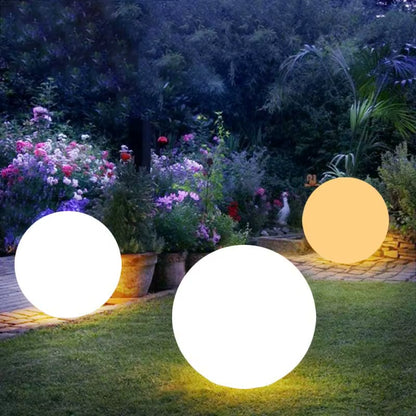 Waterproof LED Garden Ball Light Landscape Lighting Deco Jardin Exterieur Outdoor Party Wedding Bar Piscina Floating Lawn Lamps