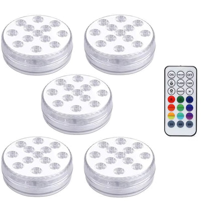 13 Leds Magnetic Submersible LED Light Waterproof Underwater Light USB Rechargeable Swimming Pool Night Lamp with Suction Cups