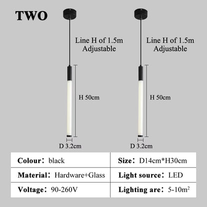 Stair Chandelier Nordic Minimalist Hanging Chandelier for Rotating Staircase Villa Staircase High Ceiling Led Chandelier