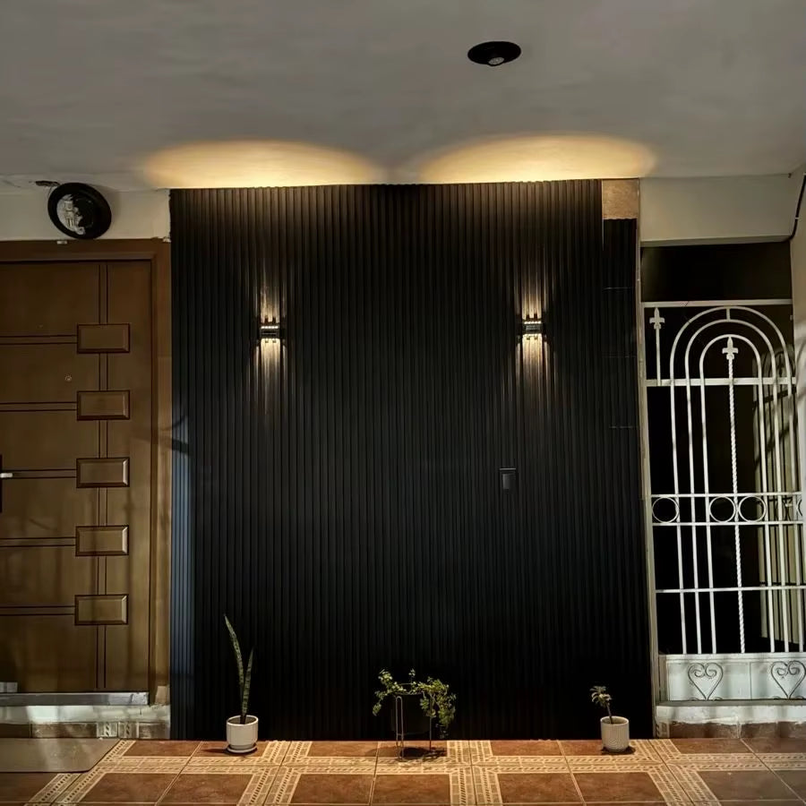 1Pc 2/4/6/8/10/12Leds Solar LED Wall Lights, Outdoor Wall Lamp for Garden, Patio, Ambient Light