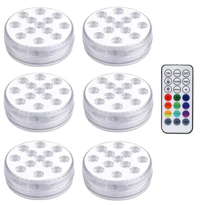 13 Leds Magnetic Submersible LED Light Waterproof Underwater Light USB Rechargeable Swimming Pool Night Lamp with Suction Cups