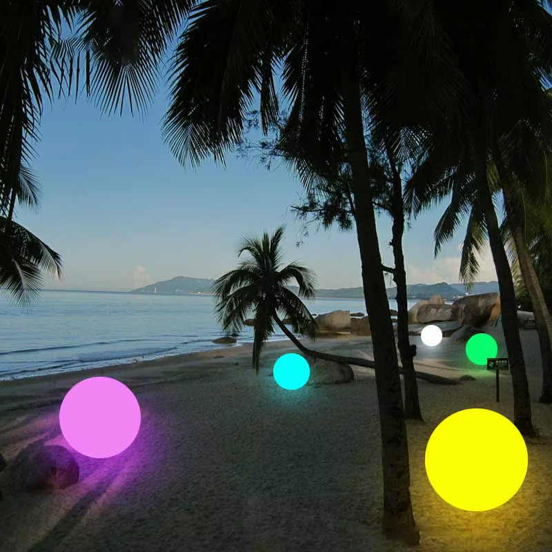 Waterproof LED Garden Ball Light Landscape Lighting Deco Jardin Exterieur Outdoor Party Wedding Bar Piscina Floating Lawn Lamps