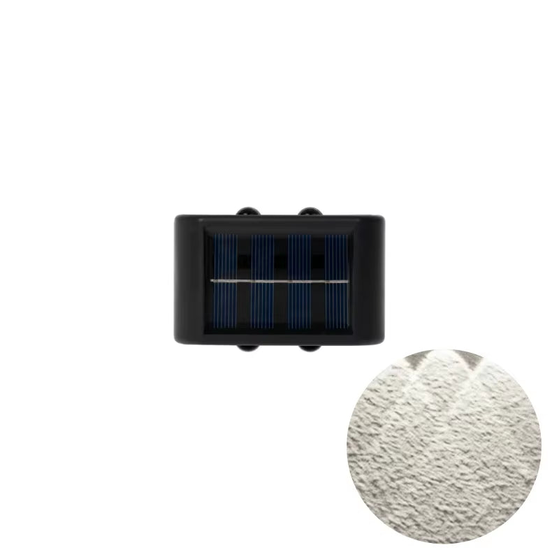 1Pc 2/4/6/8/10/12Leds Solar LED Wall Lights, Outdoor Wall Lamp for Garden, Patio, Ambient Light