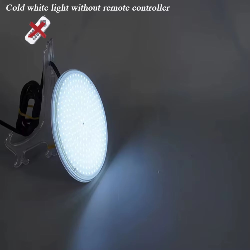 IP68 Swimming Pool Light 18W 35W Resin Filled Light AC12V PAR56 Underwater Light RGB with RC Warm and Cold Light without RC